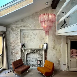 Charming And Design Attic Loft In Coolest Area Navigli Ticinese Apartamento Milán
